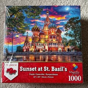 Sunset at St. Basil’s 1000 Piece Jigsaw Puzzle, NWOT